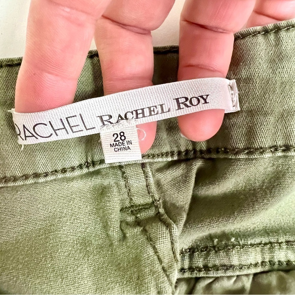 RACHEL RACHEL ROY Green cargo ankle pants utility women’s size 28 cotton - Picture 4 of 5